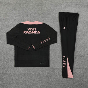 PSG Black and Pink Tracksuit - JerseyLegacy