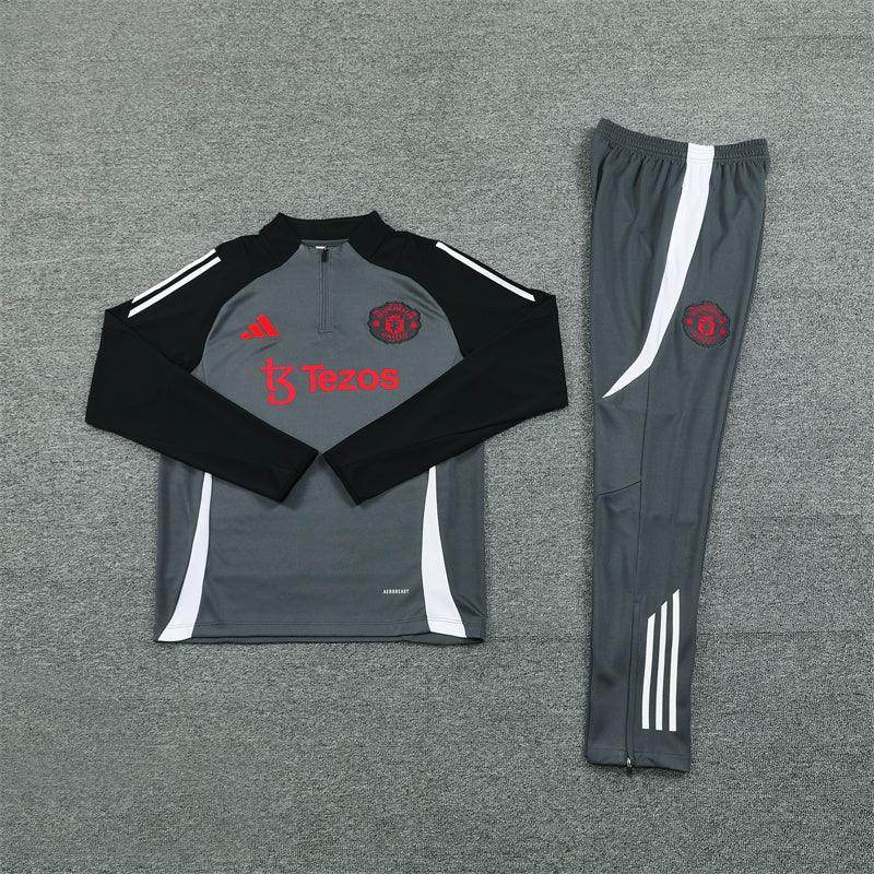 Manchester United Gray Tracksuit II - JerseyLegacy