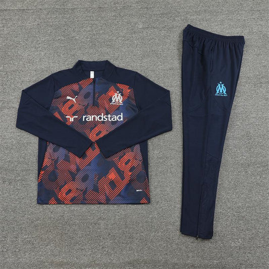 Olympique de Marseille "Midnight Blaze" Tracksuit - JerseyLegacy