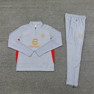 AC Milan White Tracksuit - JerseyLegacy