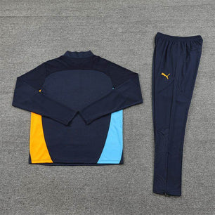 Olympique de Marseille Dark Blue Tracksuit - JerseyLegacy