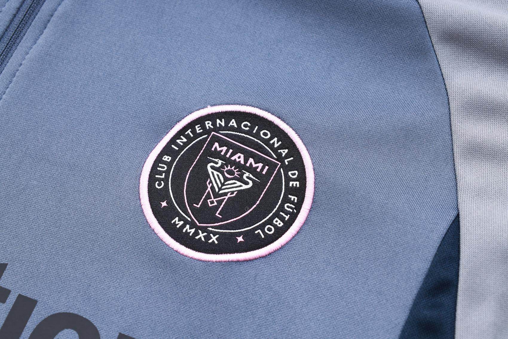Inter Miami Black and Blue Tracksuit - JerseyLegacy