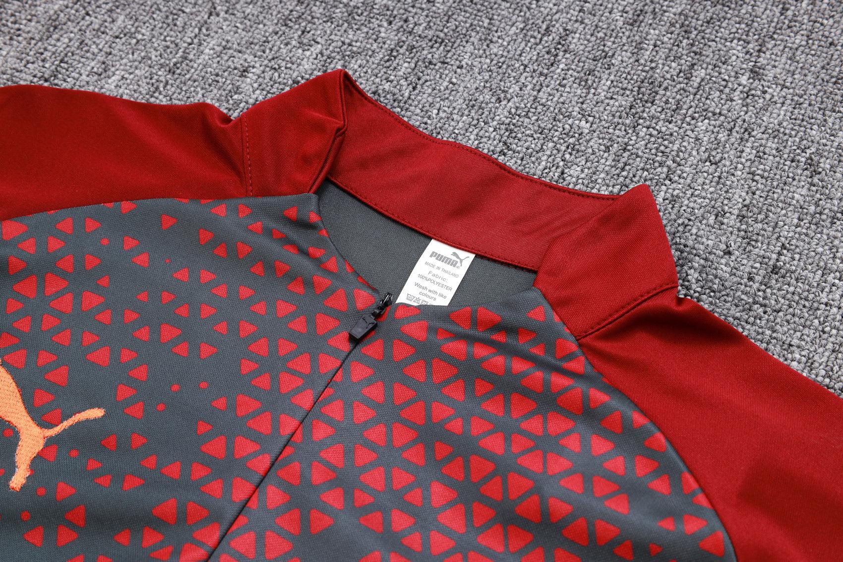 Manchester City "Crimson Eclipse" Tracksuit - JerseyLegacy