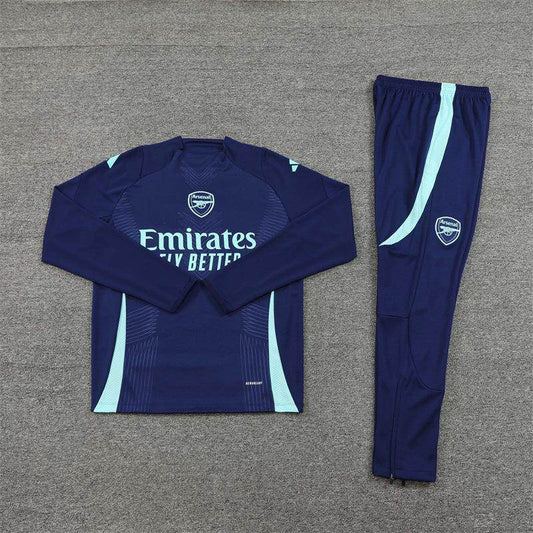 Arsenal Dark Blue Tracksuit - JerseyLegacy