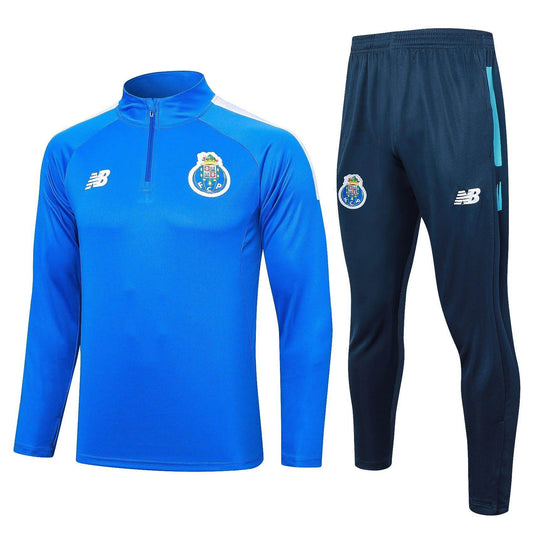 FC Porto Dark Blue and Light Blue Tracksuit - JerseyLegacy