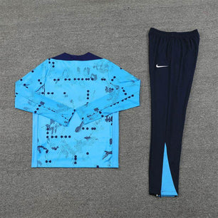 Chelsea Dark Blue and Light Blue Tracksuit - JerseyLegacy