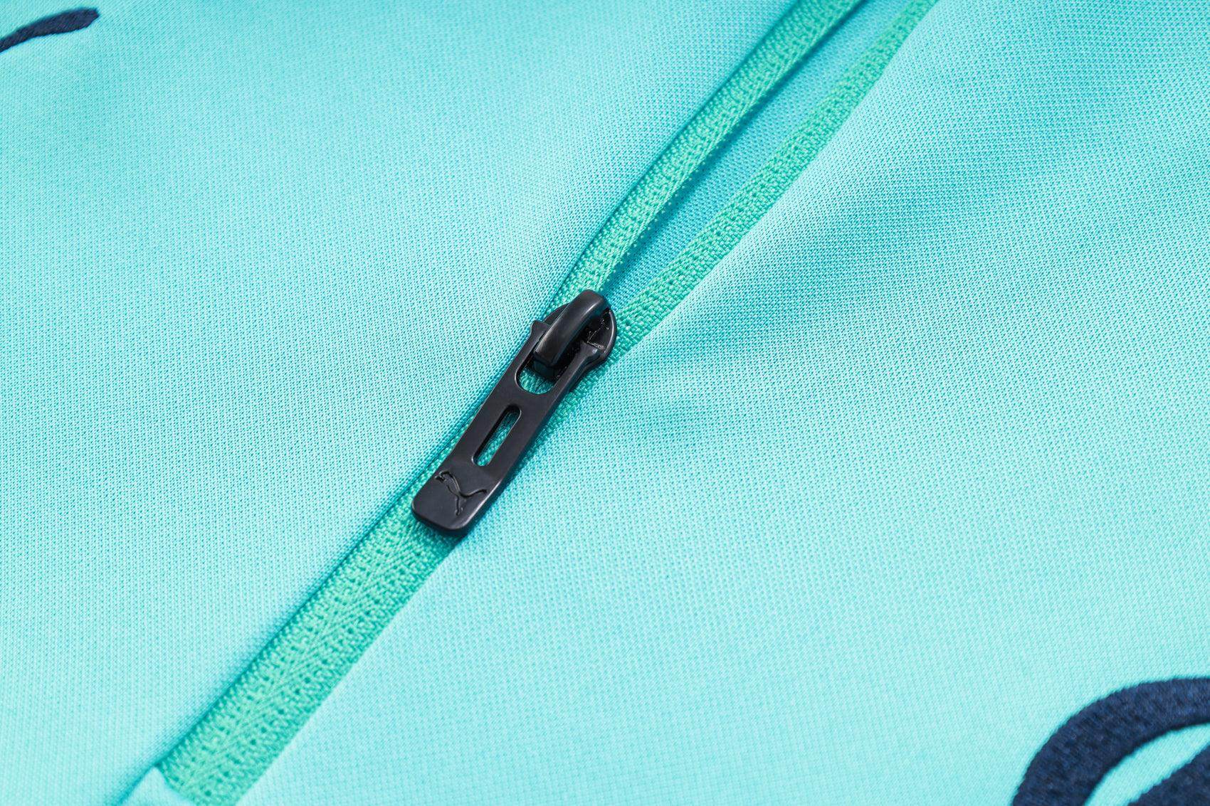 Olympique de Marseille Blue and Mint Tracksuit - JerseyLegacy
