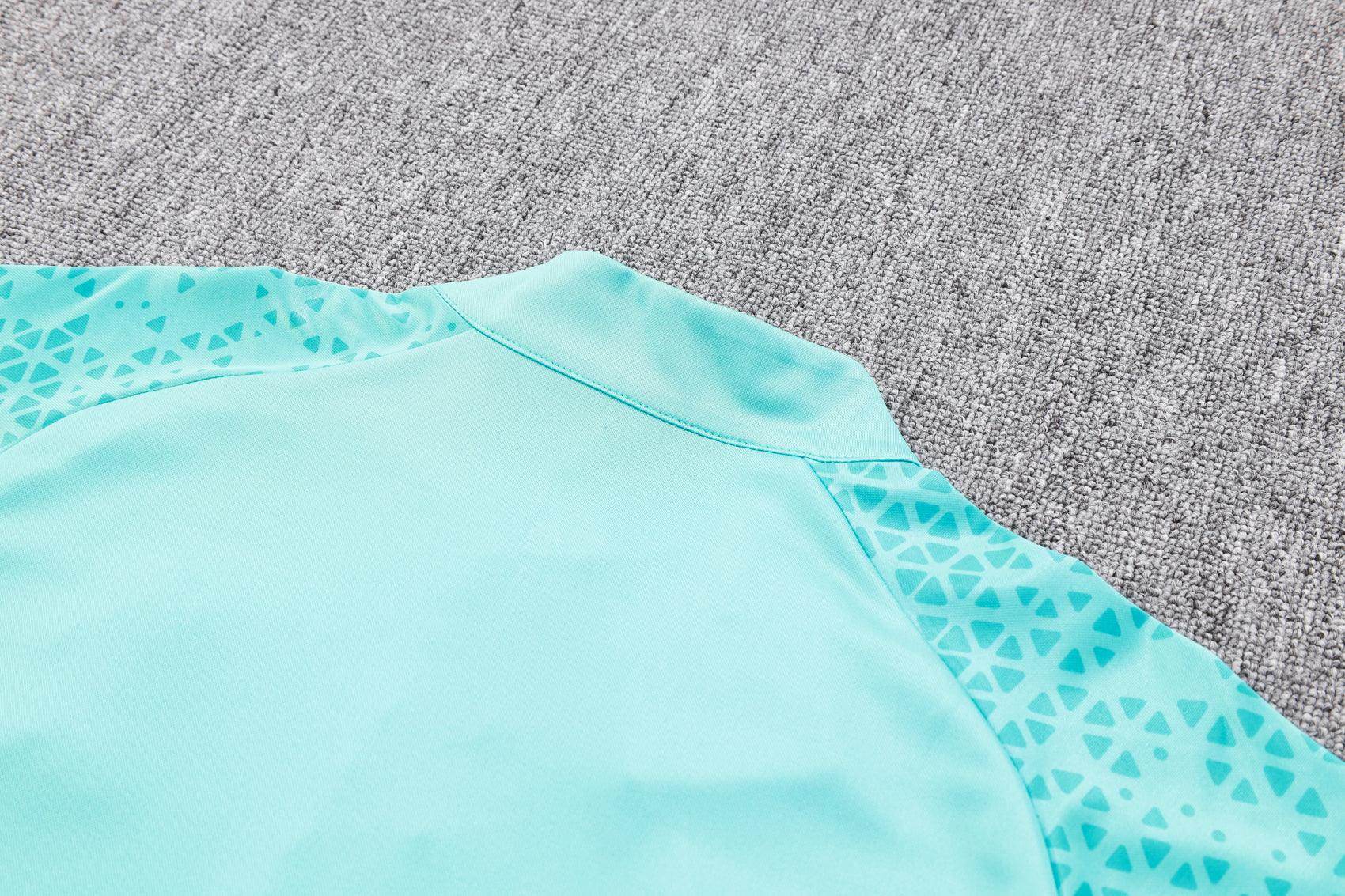 Olympique de Marseille Blue and Mint Tracksuit - JerseyLegacy