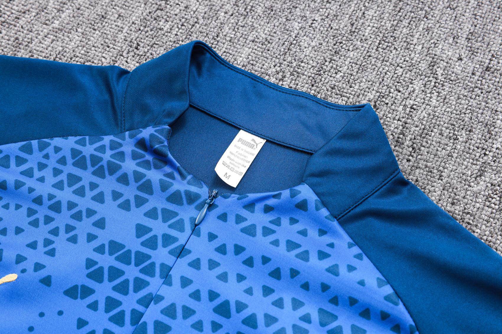 Olympique de Marseille Blue Tracksuit - JerseyLegacy