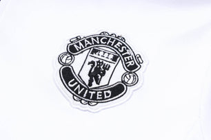 Manchester United Black and White Tracksuit - JerseyLegacy
