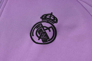 Real Madrid White and Violet Tracksuit - JerseyLegacy