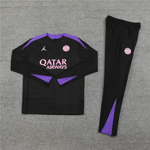 PSG Black and Purple Tracksuit - JerseyLegacy