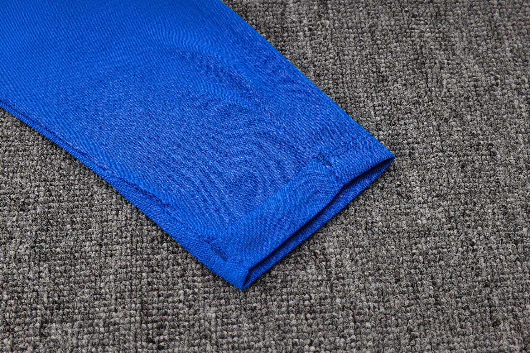 FC Barcelona Dark Blue and Blue Tracksuit - JerseyLegacy