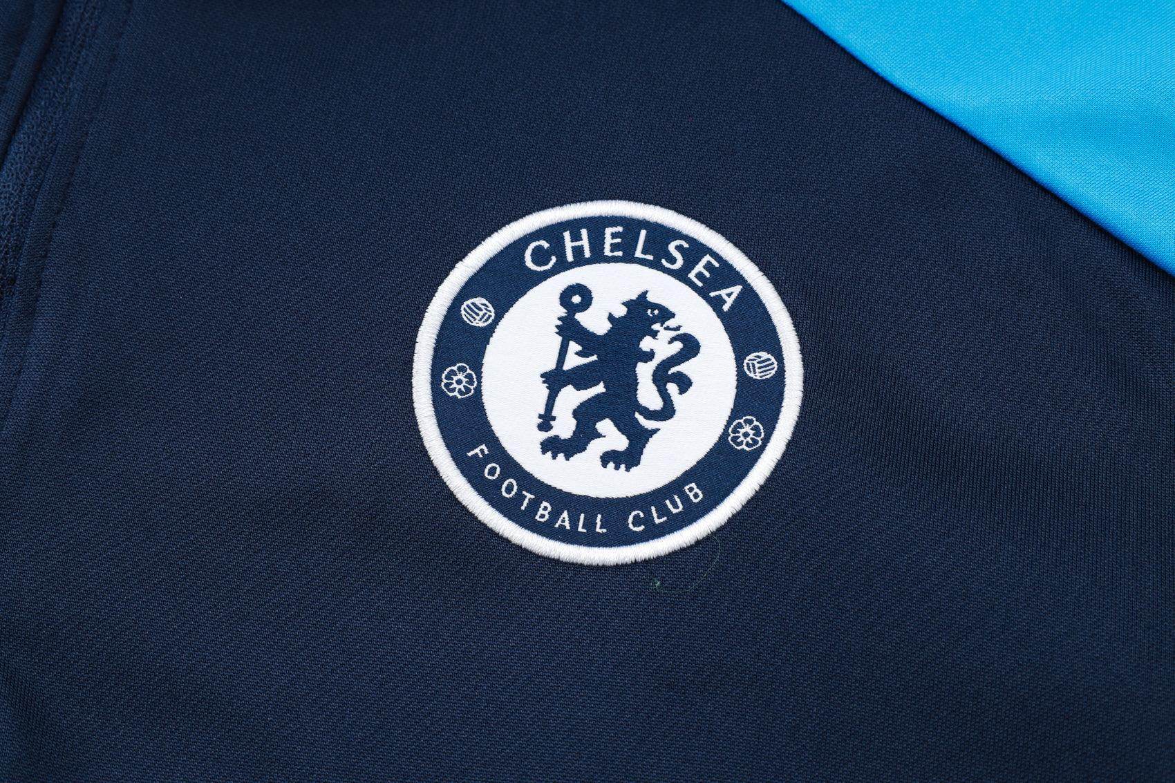 Chelsea Dark Blue Tracksuit - JerseyLegacy