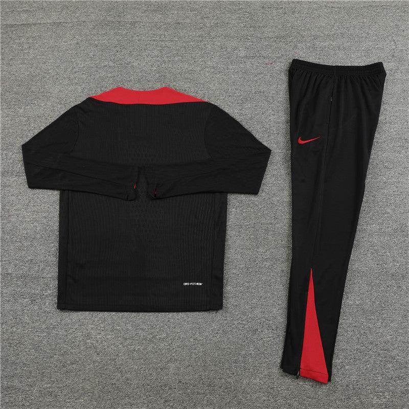 Portugal Black and Red Tracksuit - JerseyLegacy