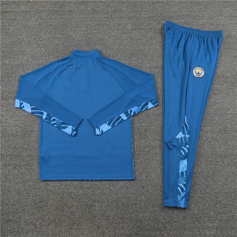 Manchester City Blue Tracksuit - JerseyLegacy