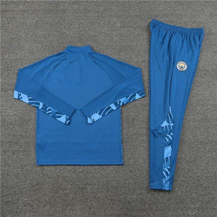 Manchester City Blue Tracksuit - JerseyLegacy