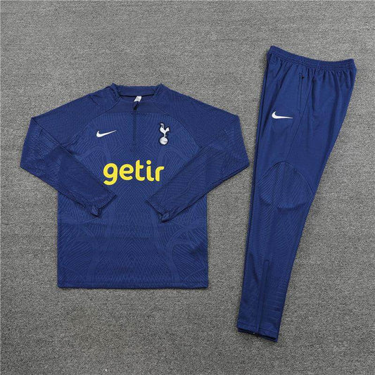 Tottenham Dark Blue Tracksuit - JerseyLegacy