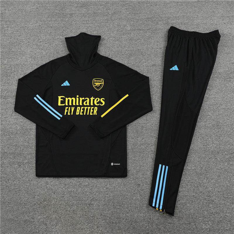 Arsenal Black Tracksuit III - JerseyLegacy