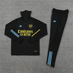 Arsenal Black Tracksuit III - JerseyLegacy