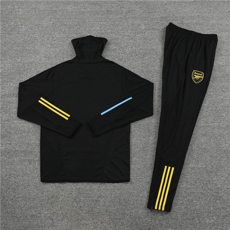 Arsenal Black Tracksuit III - JerseyLegacy