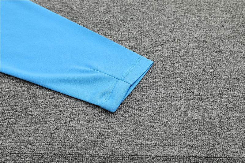Napoli Dark Blue and Light Blue Tracksuit - JerseyLegacy