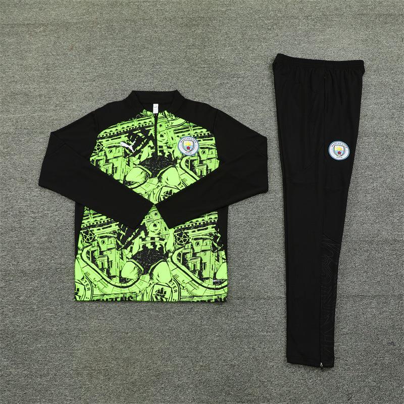 Manchester City "Neon Pulce" Tracksuit - JerseyLegacy