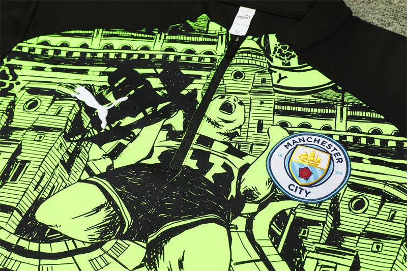 Manchester City "Neon Pulce" Tracksuit - JerseyLegacy