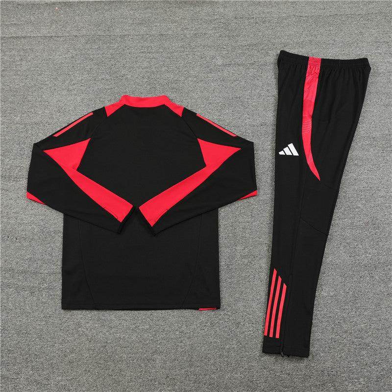 Bayern Munchen Black and Red Tracksuit - JerseyLegacy