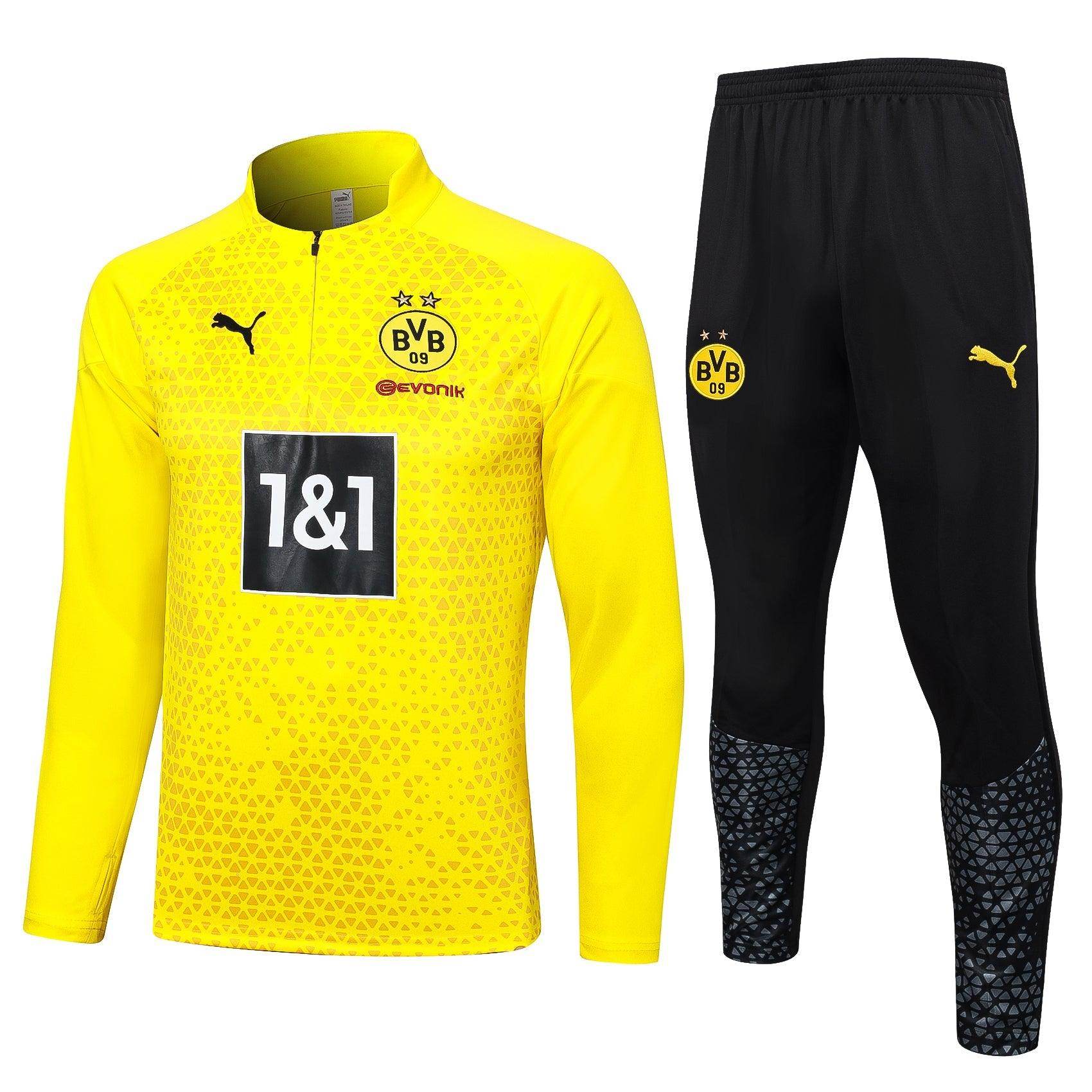 Borussia Dortmund Black and Yellow Tracksuit - JerseyLegacy