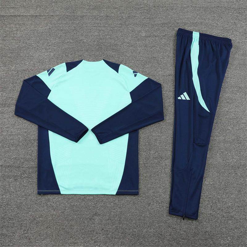 Arsenal Blue and Mint Tracksuit - JerseyLegacy
