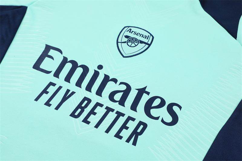Arsenal Blue and Mint Tracksuit - JerseyLegacy