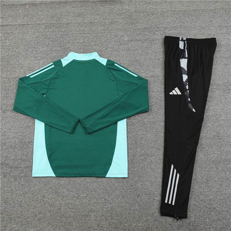 Manchester United Black and Green Tracksuit - JerseyLegacy