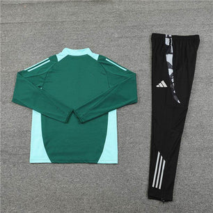 Manchester United Black and Green Tracksuit - JerseyLegacy