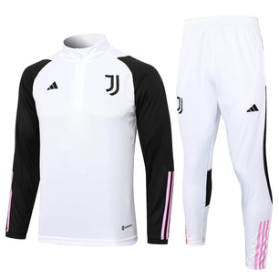 Juventus White and Black Tracksuit - JerseyLegacy