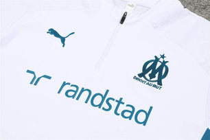 Olympique de Marseille Blue and White Tracksuit - JerseyLegacy