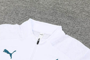 Olympique de Marseille Blue and White Tracksuit - JerseyLegacy
