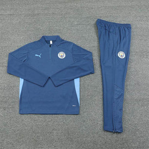 Manchester City Blue Tracksuit - JerseyLegacy