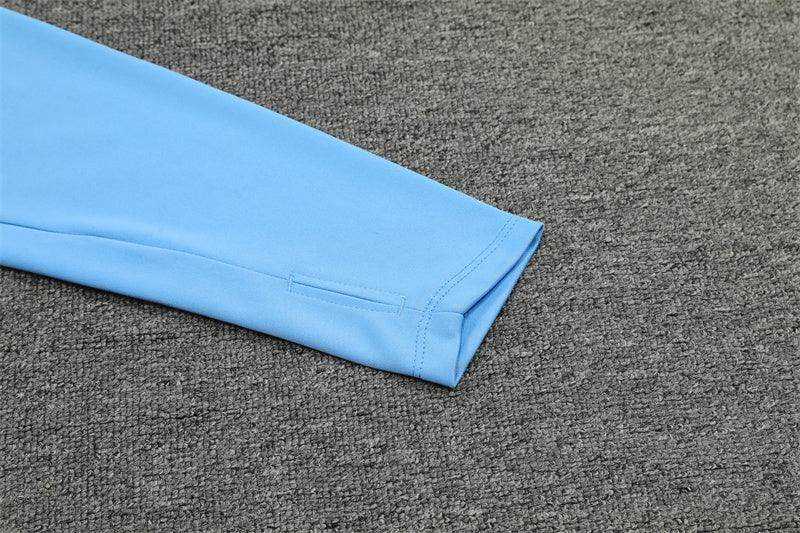 Manchester City Blue and Light Blue Tracksuit - JerseyLegacy