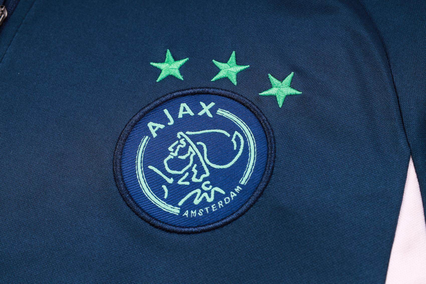 Ajax Dark Blue Tracksuit - JerseyLegacy