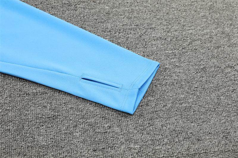 Olympique de Marseille Blue and Light Blue Tracksuit - JerseyLegacy