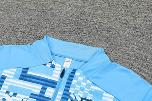 Olympique de Marseille Blue and Light Blue Tracksuit - JerseyLegacy
