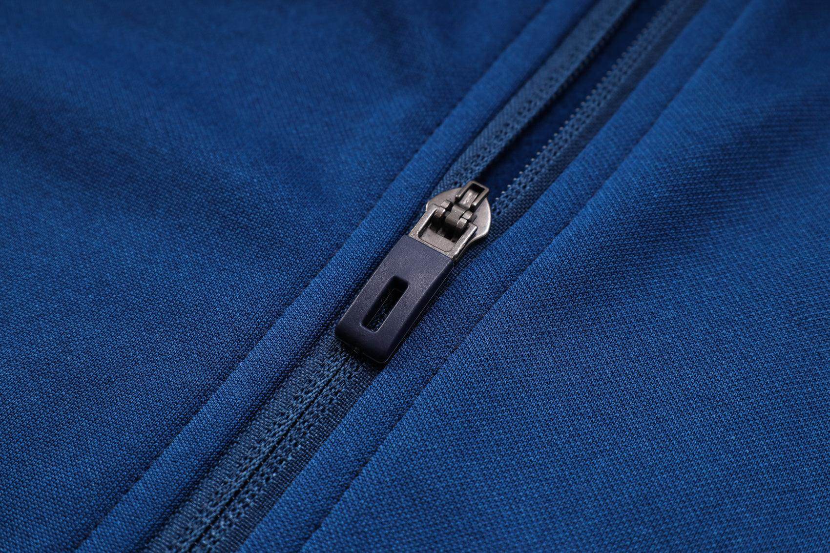 Manchester United Black and Dark Blue Tracksuit - JerseyLegacy