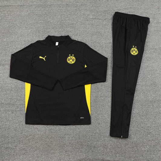 Borussia Dortmund Black Tracksuit - JerseyLegacy