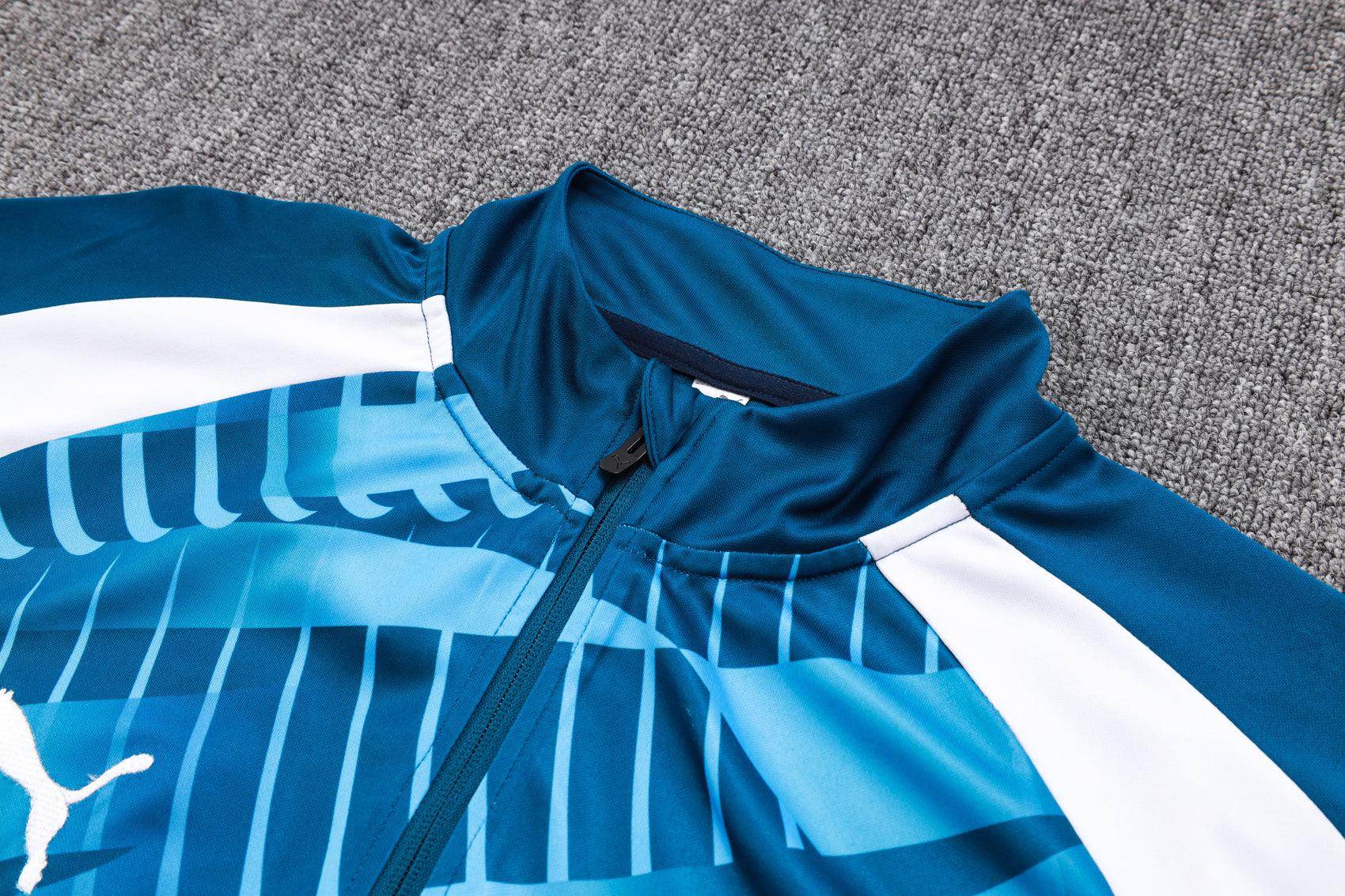 Manchester City Blue Tracksuit - JerseyLegacy