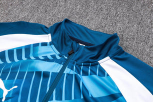 Manchester City Blue Tracksuit - JerseyLegacy