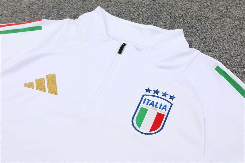 Italy Blue and White Tracksuit - JerseyLegacy