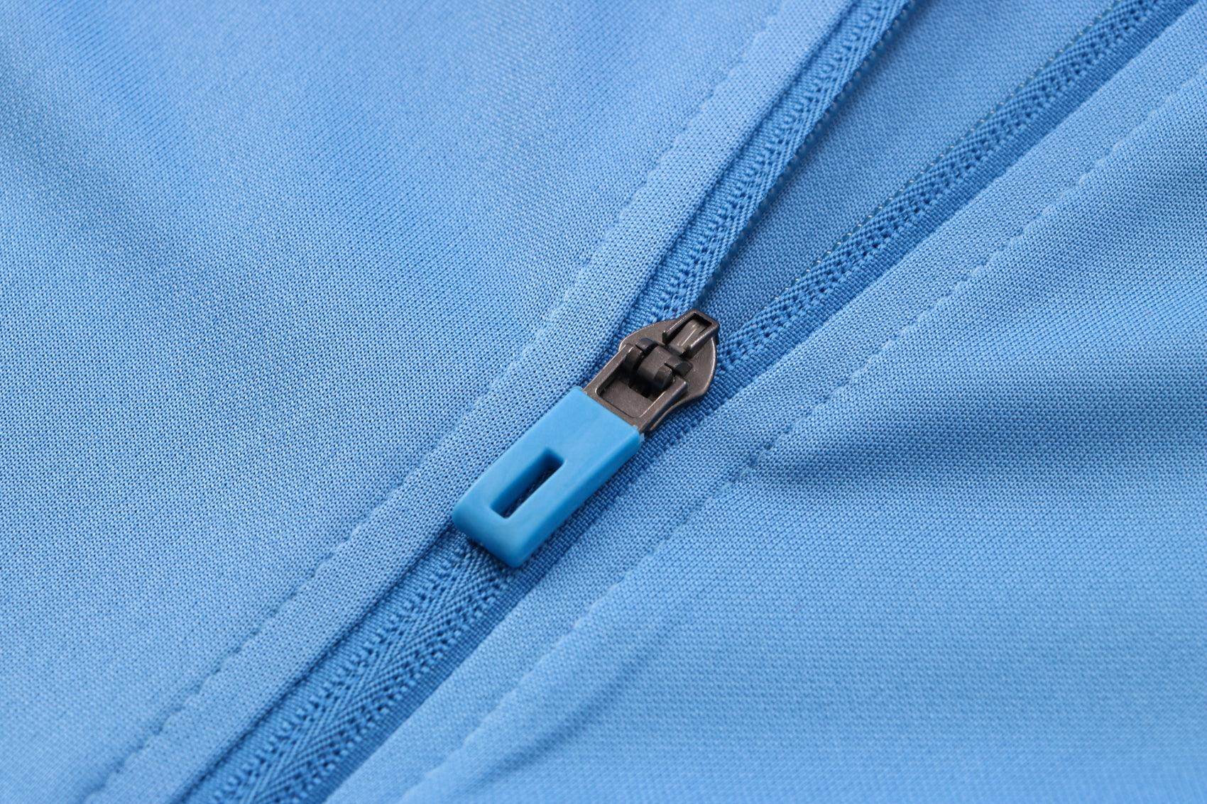 Manchester United Dark Blue and Light Blue Tracksuit - JerseyLegacy