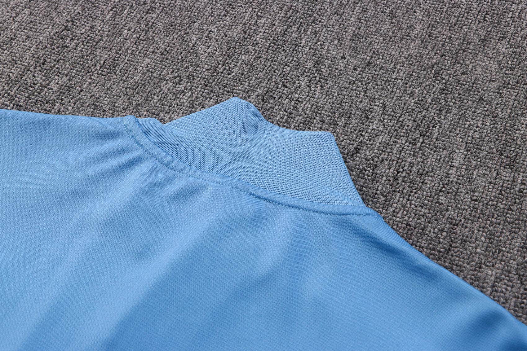 Manchester United Dark Blue and Light Blue Tracksuit - JerseyLegacy