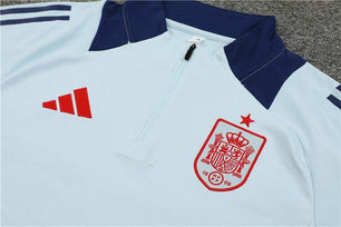 Spain Blue and White Tracksuit - JerseyLegacy